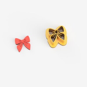 Christmas Bow Polymer Clay Mold Bow stl