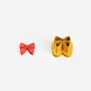 Earring Bow Clay Cutter STL