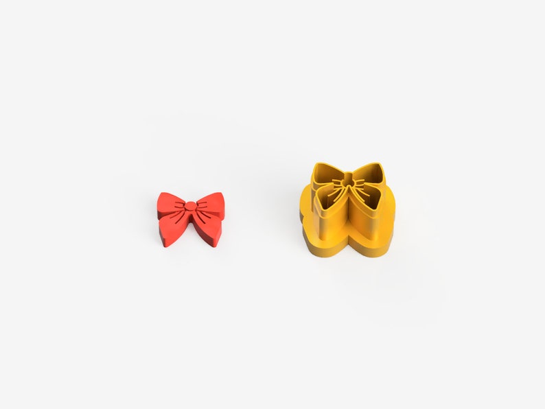 Earring Bow Clay Cutter STL