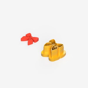 Bow Tie Earring Clay Cutter STL