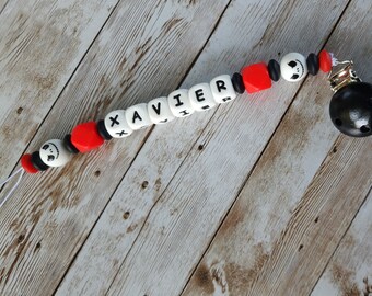 Personalized pacifier clip holder | Pacifier clip | Jack Skellington pacifier clip | pacifier clip | baby accessories