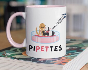Pipettes  Pun Science Mug | Science Mug, Chemistry Mug, Gifts for Students, Gifts for Scientists, Gifts for Graduation