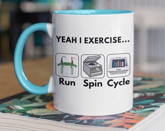 Funny Science Mug, Lab Exercise Mug, Gift for lecturers, Biology Mug, Gift for scientists, gift for students, science lab gift