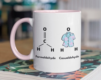 Lustige Chemie-Tasse | Formaldehyde Tasse, Geschenk für Chemiker, Geschenk für Wissenschaftler, Geschenk für Lehrer, Studenten Geschenk, Chemie Geschenk