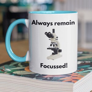 Funny Science Mug, Biology Mug, Gift for lecturers, Gift for Biologists, Gift for scientists, Microscope mug, gift for students