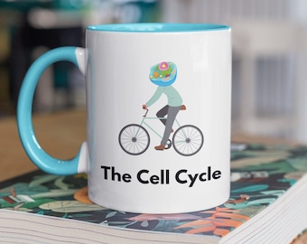 Funny Science Mug | Cell Cycle Mug, Gift for scientists, gift for biologists, gift for teachers, gift for students