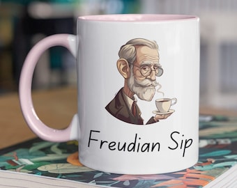 Funny Psychology Mug, Freudian Sip Mug, Gift for psychologists, psychology mug, gift for students, sigmund freud, gift for graduation