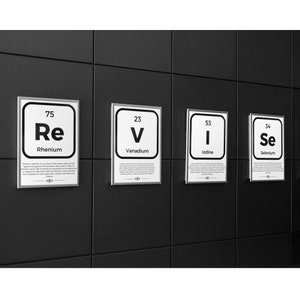 Classroom Science Posters: &#39;ReVISE&#39; Periodic Table Posters for Teachers | For teacher, for scientists, for science teachers DIGITAL DOWNLOAD