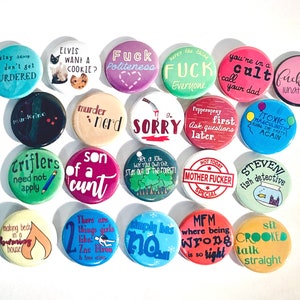 My Favorite Murder Button Pins Choose Any One!