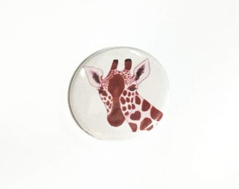 pin badge button pins Anstecknadel sammler giraffe 