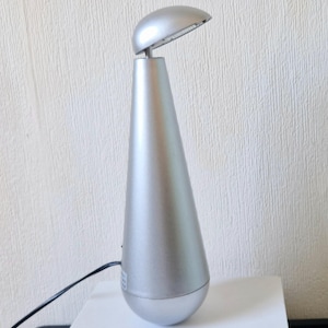 Retro 1990 Designer Penguin Table Lamp Silver Rare Self-Righting Weighted Balance Design Model Birillo
