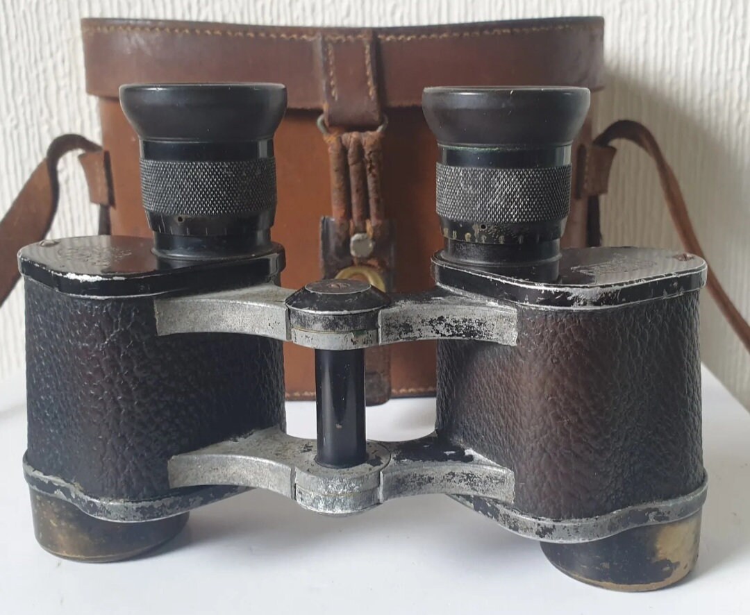 6K6 GT 2本 / VISSEAUX ヴィソー 刻印 フランス製 年代物 Carl Zeiss Jena Binoculars Telex 6x24 Original Case 1920's Serial