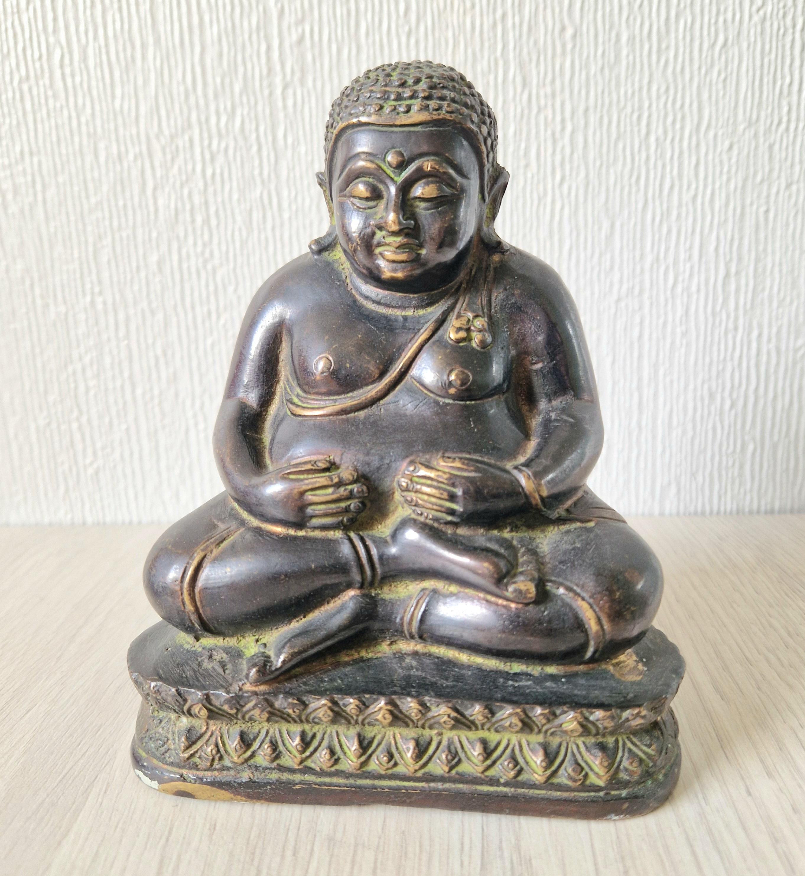 19世紀のブロンズ像、プラ・サンカチャイ・タイ仏座像 - Etsy 日本