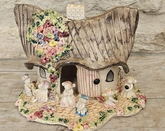 Vintage handgemachte Maus Cottage Keramik Ornament Made in England