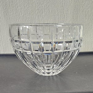 Vintage Fruit Bowl Marquis by Waterford Leaded Crystal Medium 7.5 Diameter  stamped