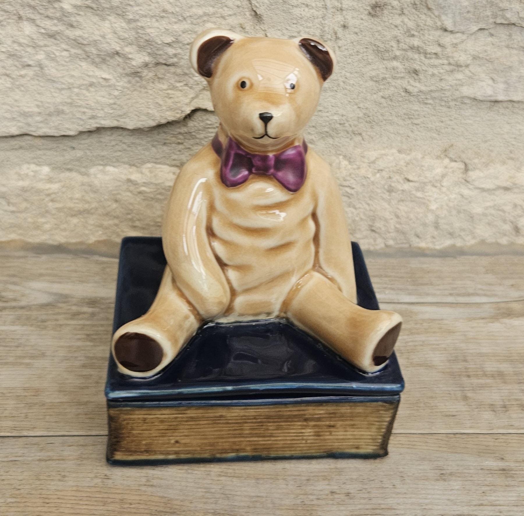 Vintage teddy bear porcelain figurines - Etsy 日本