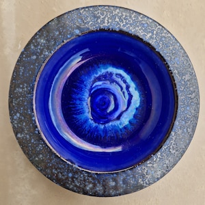Vintage Ceramic Small Dish by Thomas Hellström 1960s Mid Century Scandinavian