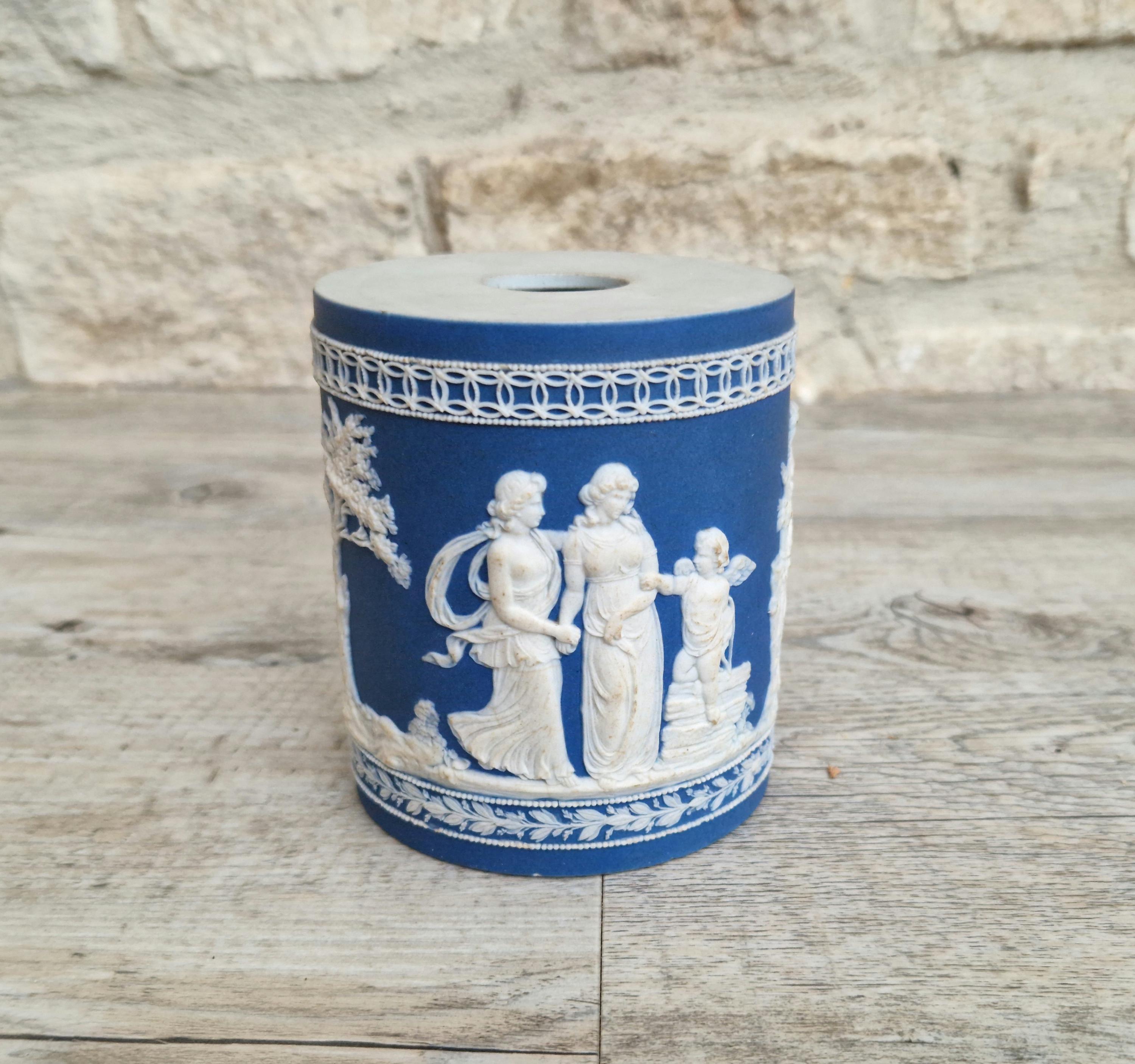 Antique Late 18th-early 19th C. William Adams Jasperware