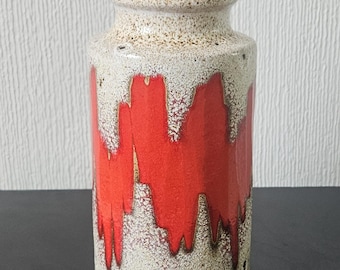 West Germany Fat Lava 花瓶　(242-22) Vintage West Germany Ceramic Fat Lava Vase No. 242/22 | - Etsy