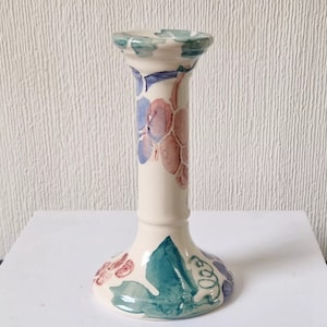 Emma Bridgewater Large Spongeware Grapes Candle Holder Rare Vintage Early - Mint