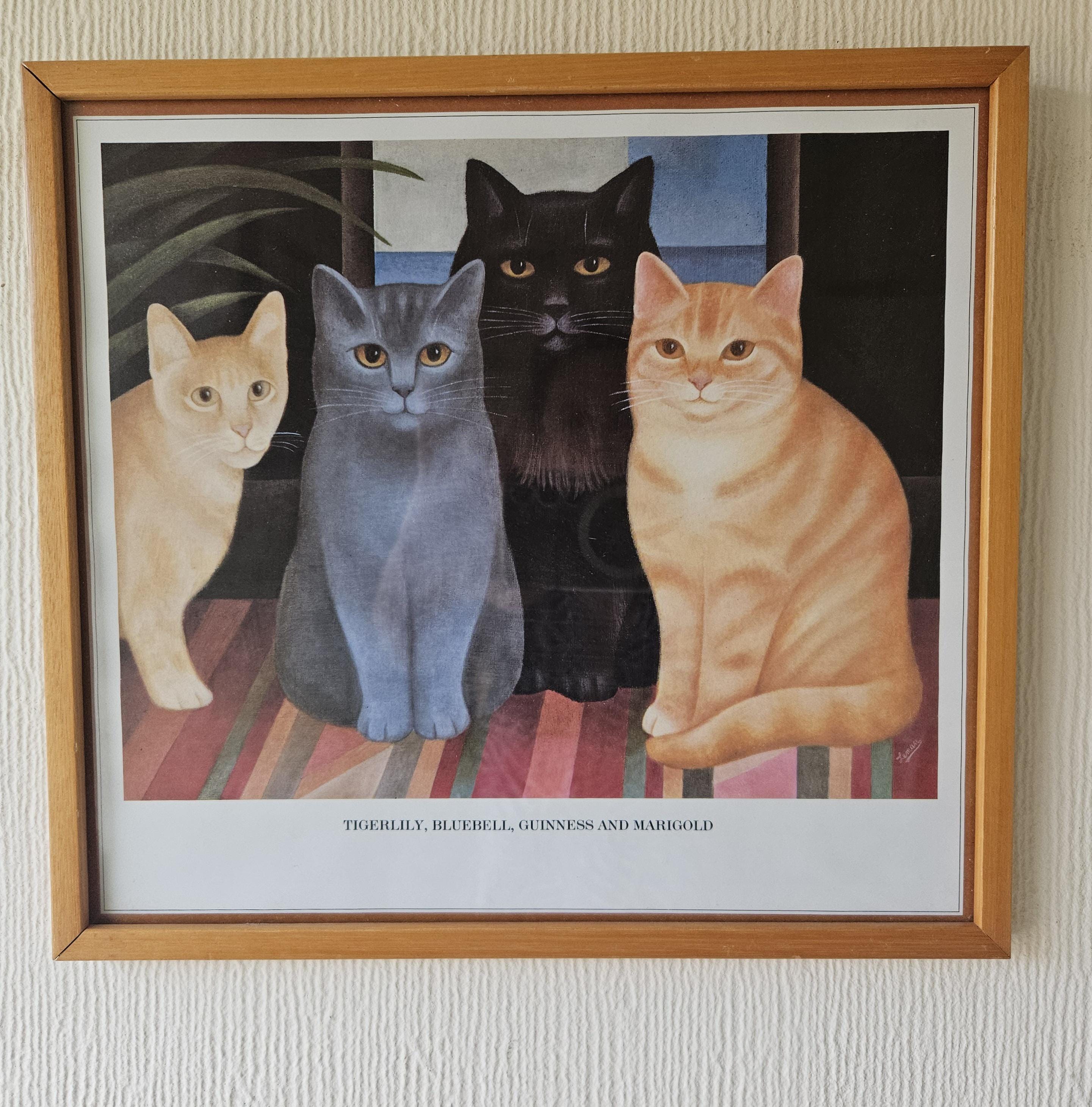 その他 MARTIN LEMAN'S CATS Martin Leman Cat On Wall Mutual Art | eBay