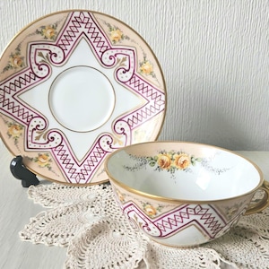 セール❗️フランス、アンティーク　リモージュ　カップ&ソーサー②長期保存 リモージュカップ&ソーサー② | フランスアンティークショップ