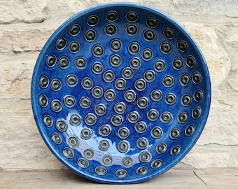 Bitossi for Rosenthal Netter: Mid-Century Blue Ceramic Bowl by Aldo Londi