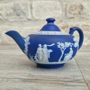 Wedgwood blue teapot - Etsy 日本