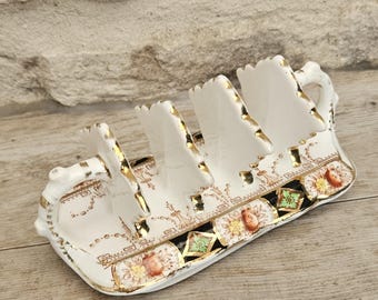 Antike (1916-1930) Imari Porzellan Toast Rack Made in England