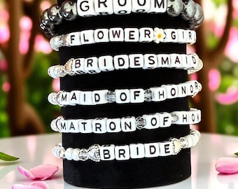 Bridal Party | Bridal Party Jewelry | Bride Gift | Bridal Shower | Maid of Honor | Matron of Honor | Bridesmaid | Flower Girl | Wedding