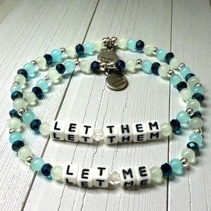 Let Them Bracelet | Customizable Bracelet | Strength Bracelet | Personalized Bracelet | Motivational Bracelet | Mel Robbins | Let Them