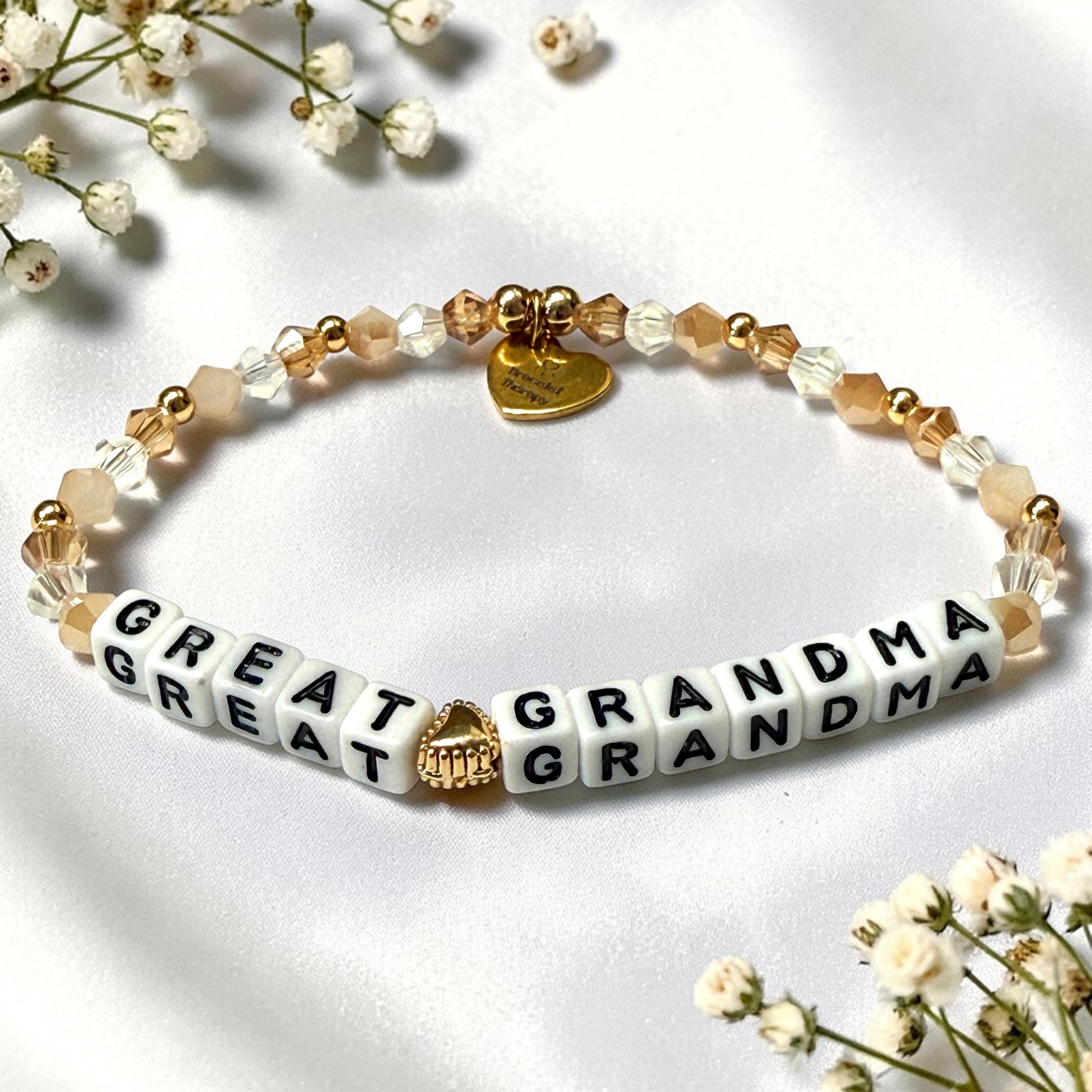 Great Grandma Bracelet Great Grandma Gift Grandmother Bracelet Great Grandmother Great Grandmother Gift Great Grandma Customize