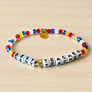 Teacher Gift | Gift for Teacher| Teacher Bracelet | Best Teacher Gift | End of Year Teacher Gift | Best Teacher | Teacher Appreciation Gift
