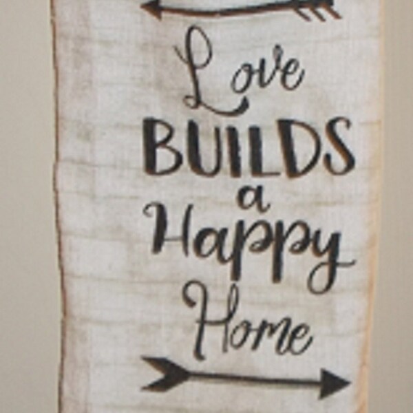 MadieBs Love Builds a Happy Home  Plastic Bag Holder