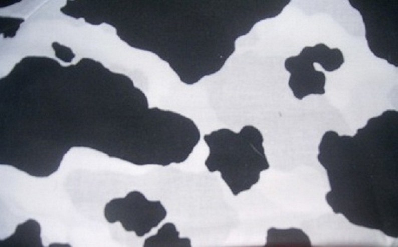 MadieBs Black and White Cow Spot Valance New Custom