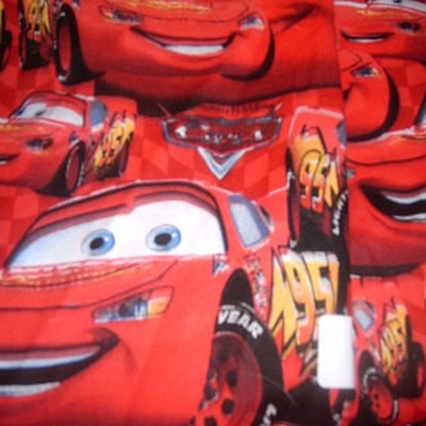 MadieBs McQueen Cars  Kinder Nap Mat Pad Cover  2 inch mat  Personalized