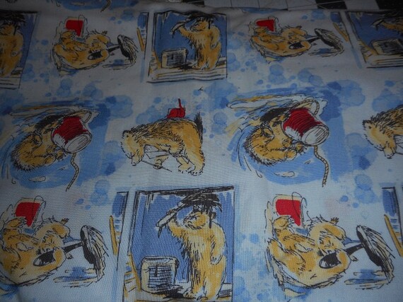 Madiebs Cute Paddington Bear Crib Or Toddler Fitted Bed Sheet Etsy