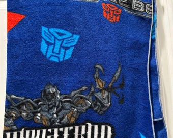 MadieBs Fleece Transformers baby blanket