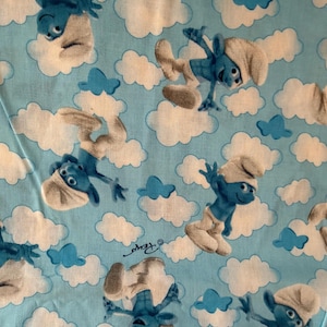 Smurf Fabric - Etsy