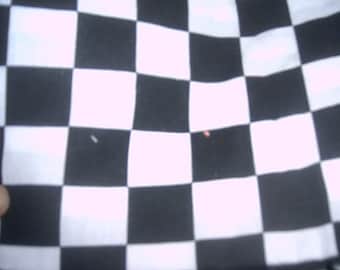 MadieBs Schwarz-Weiß-Karos ausgestattet Kleinkind-Bett oder Krippe