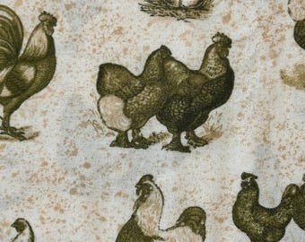 MadieBs Chicken Fabric by the yard