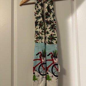 MadieBs Holiday Bike Kitchen Towel Boa