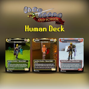 Vannaka/Eowyn Shieldmaiden - OSRS Themed Magic the Gathering Inspired Proxy Cards - Oldschool Runescape MTG Custom Deck