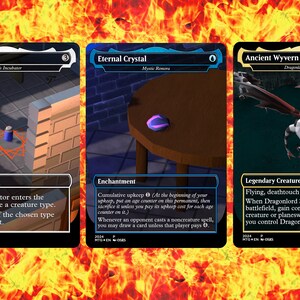 Magic the Gathering Inspired Proxy Cards OSRS Themed Oldschool Runescape MTG Custom Deck image 3