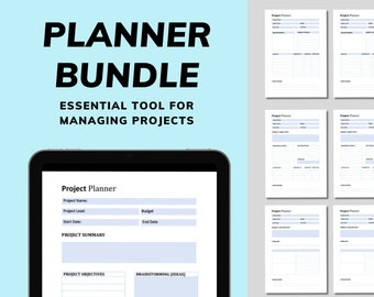 Plantillas de planificación de proyectos: archivos editables de MS Word (descarga digital)