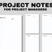Editable Notes Template, Printable MS Word Notes Template,stationery ...