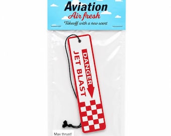 Danger! Jet blast - aviation inspired air freshener