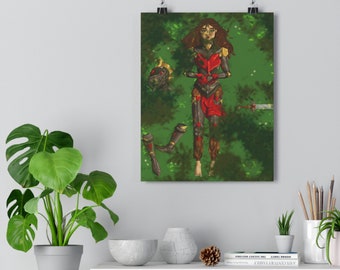 Art Print - Knight of Hearts | Original Art, Drawing, Wall Art