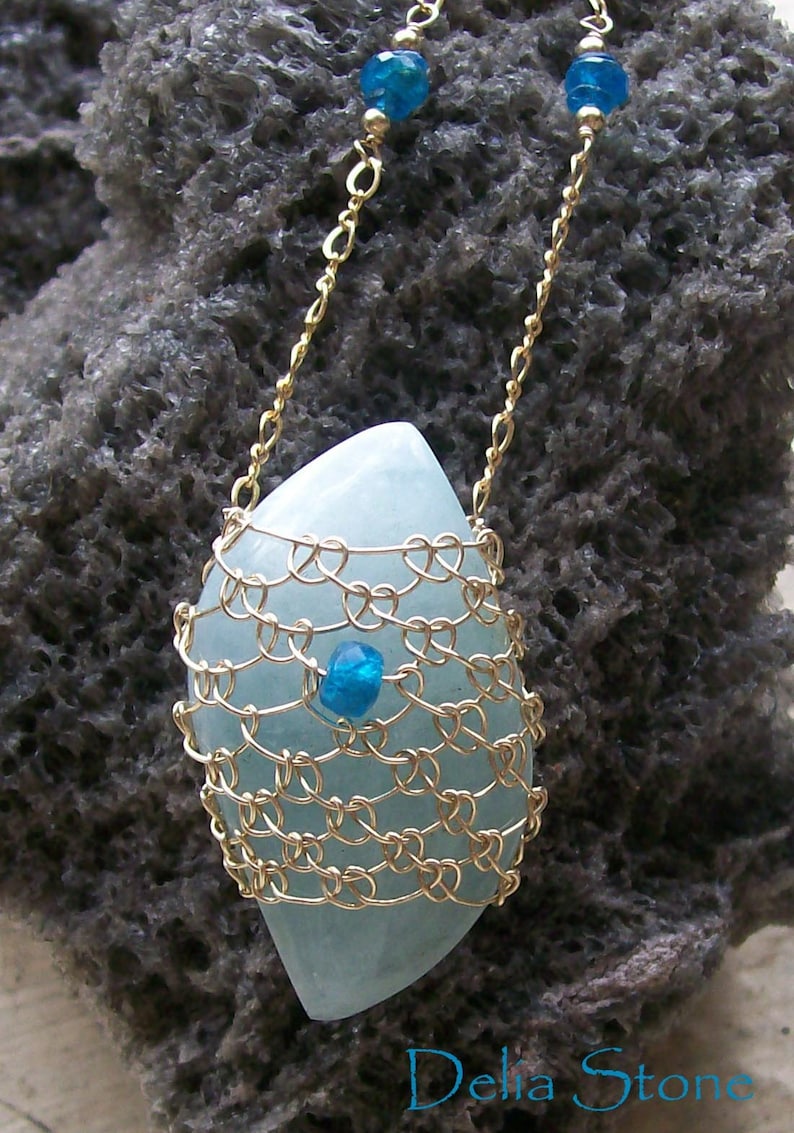 Needle Lace Caged Pendant Tutorial Instant Download Etsy