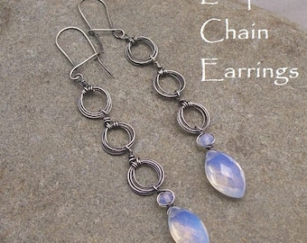 PDF Looped Chain Earrings Tutorial